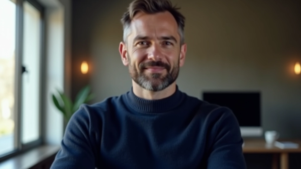 Entrepreneur travaillant sur la stratégie de revenus durables avec ordinateur portable et graphiques de croissance