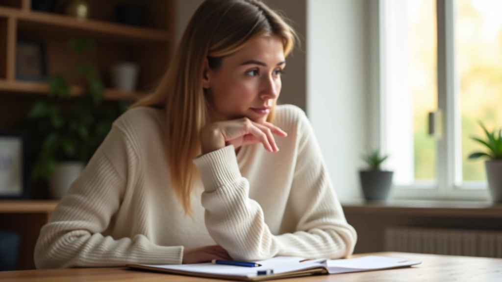 Femme entrepreneur travaillant à son bureau avec cahier et stylo, en train de planifier sa stratégie de revenus communautaires